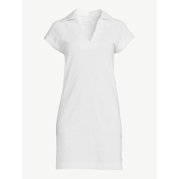 Free Assembly Women's Polo Dress with Short Raglan Sleeves - Walmart.com | Walmart (US)