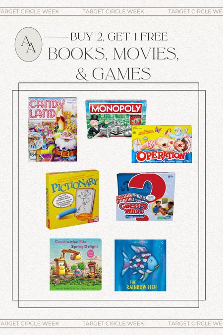 Buy 2, get 1 FREE: books, movies & games || Target Circle Week, ends 4/13

#LTKxTarget #LTKkids #LTKsalealert