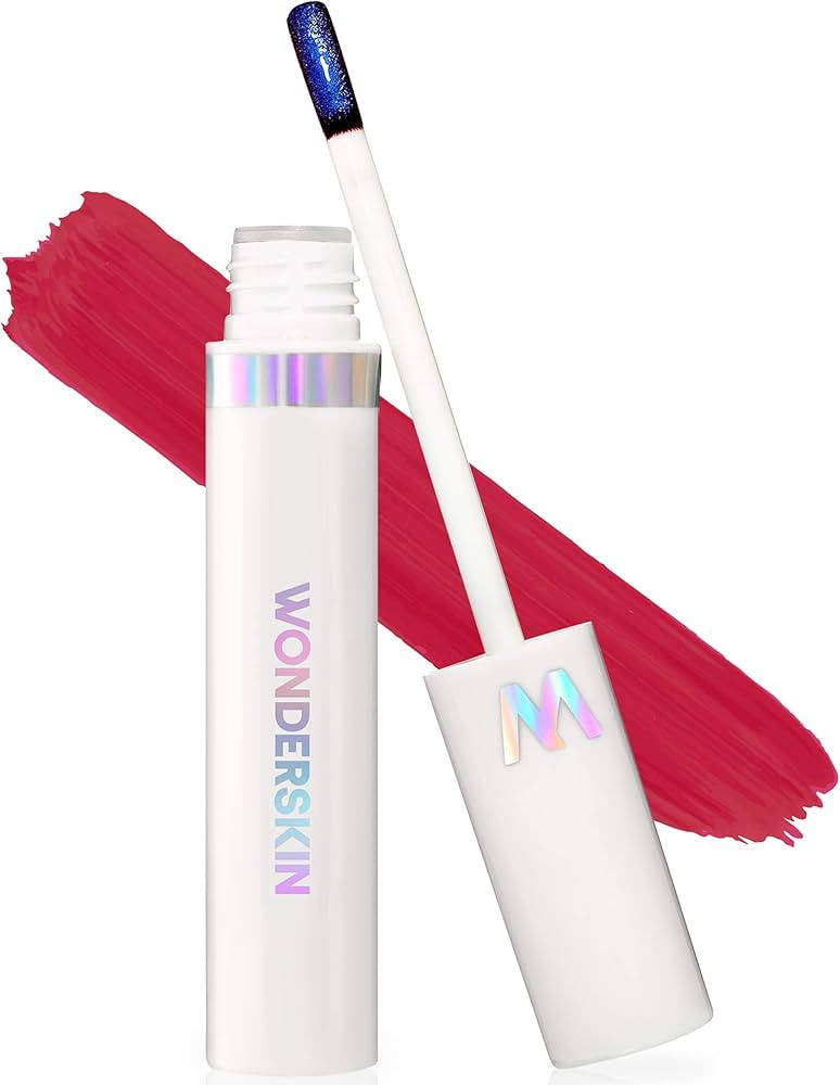 Wonderskin Wonder Blading One Step Lip Stain Masque, Long Lasting Stain & Go Lip Tint Color, Tran... | Amazon (US)