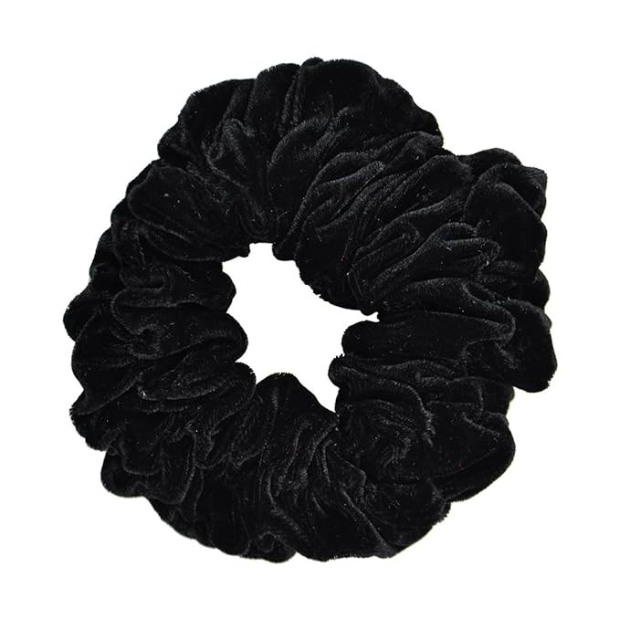Motique Accessories Black Jumbo Velvet Scrunchie | Amazon (US)