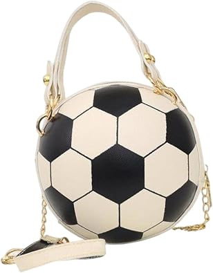 Soccer Ball Inspired Crossbody Bag with Interchangeable Chain Strap | Amazon (US)