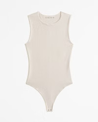 Women's Cotton Seamless Fabric Crew Tank Bodysuit | Women's New Arrivals | Abercrombie.com | Abercrombie & Fitch (US)
