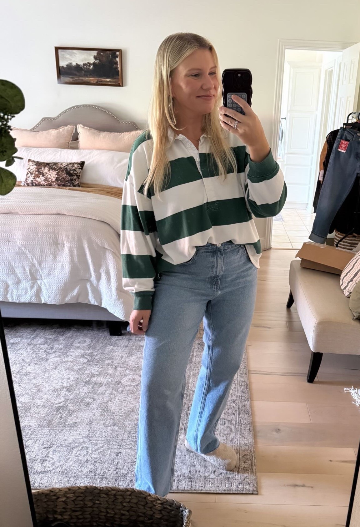 My jeans are Zara, but linked similar ones that are a better price! #style #casual #shopping 

#LTKmomlife #LTKootd #LTKdayinmylife