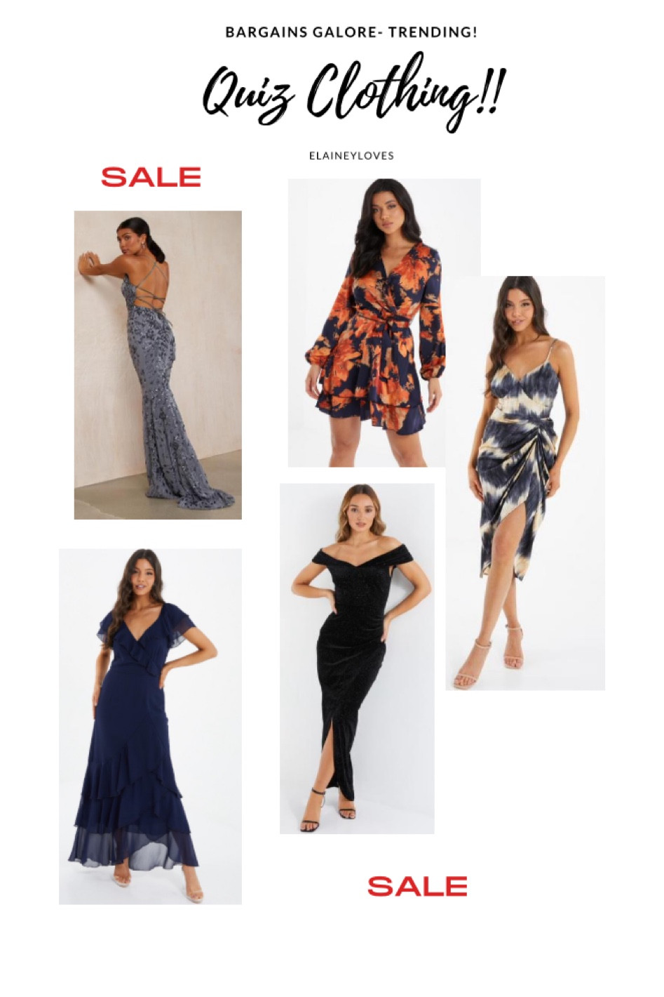 quiz dresses sale