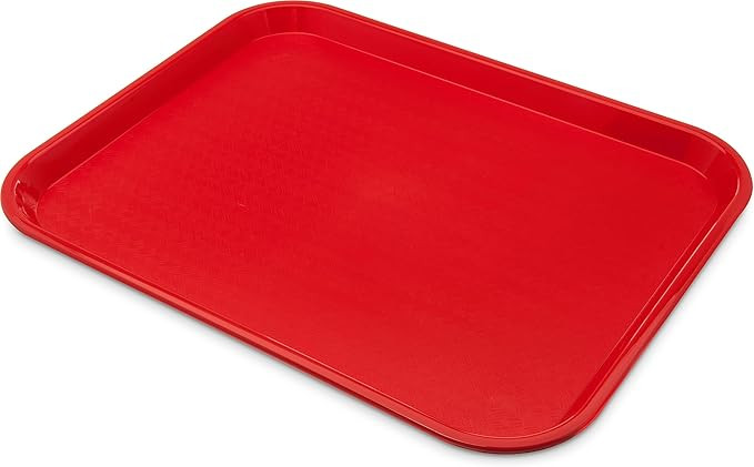 Carlisle FoodService Products Cafe Fast Food Cafeteria Tray with Patterned Surface for Cafeterias... | Amazon (US)