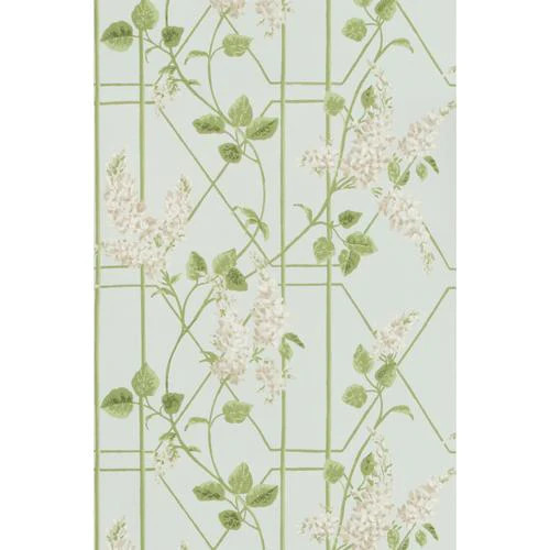 Cole & Son Wisteria Stone/Olive/D Egg Wallpaper | DecoratorsBest | DecoratorsBest