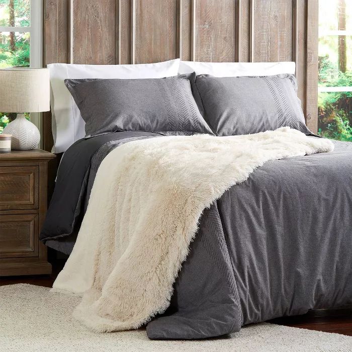 60"x70" Faux Fur Throw Blanket - Yorkshire Home | Target