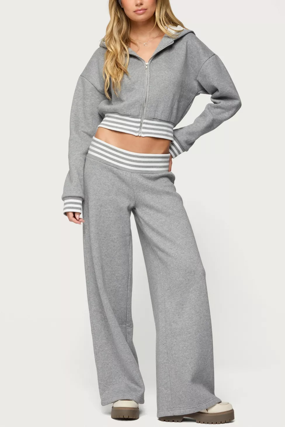 Edikted Eloura Stripey Sweatpants | Urban Outfitters (US and RoW)