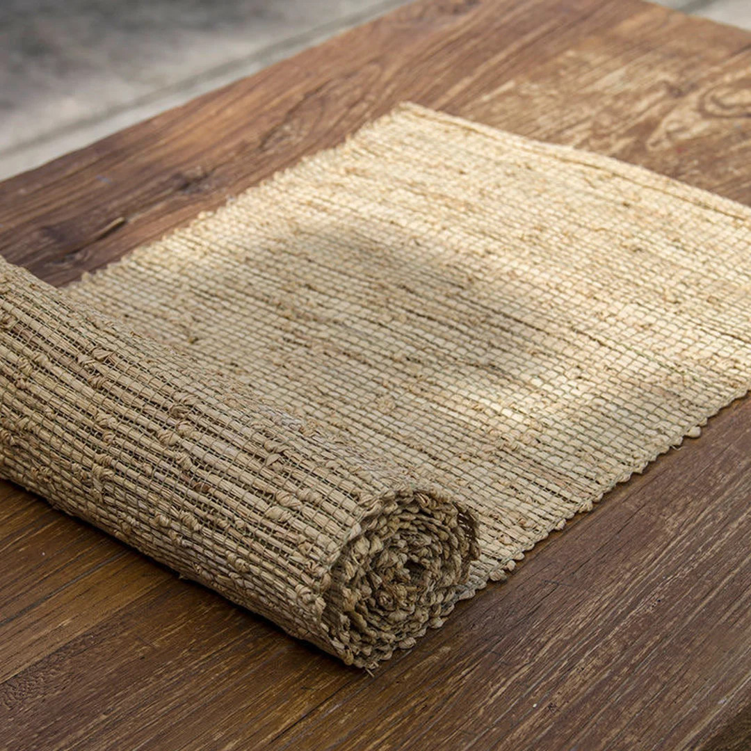 Custom Vintage Hand Braided Natural Jute Linen Table Runner - Etsy Mexico | Etsy ROW