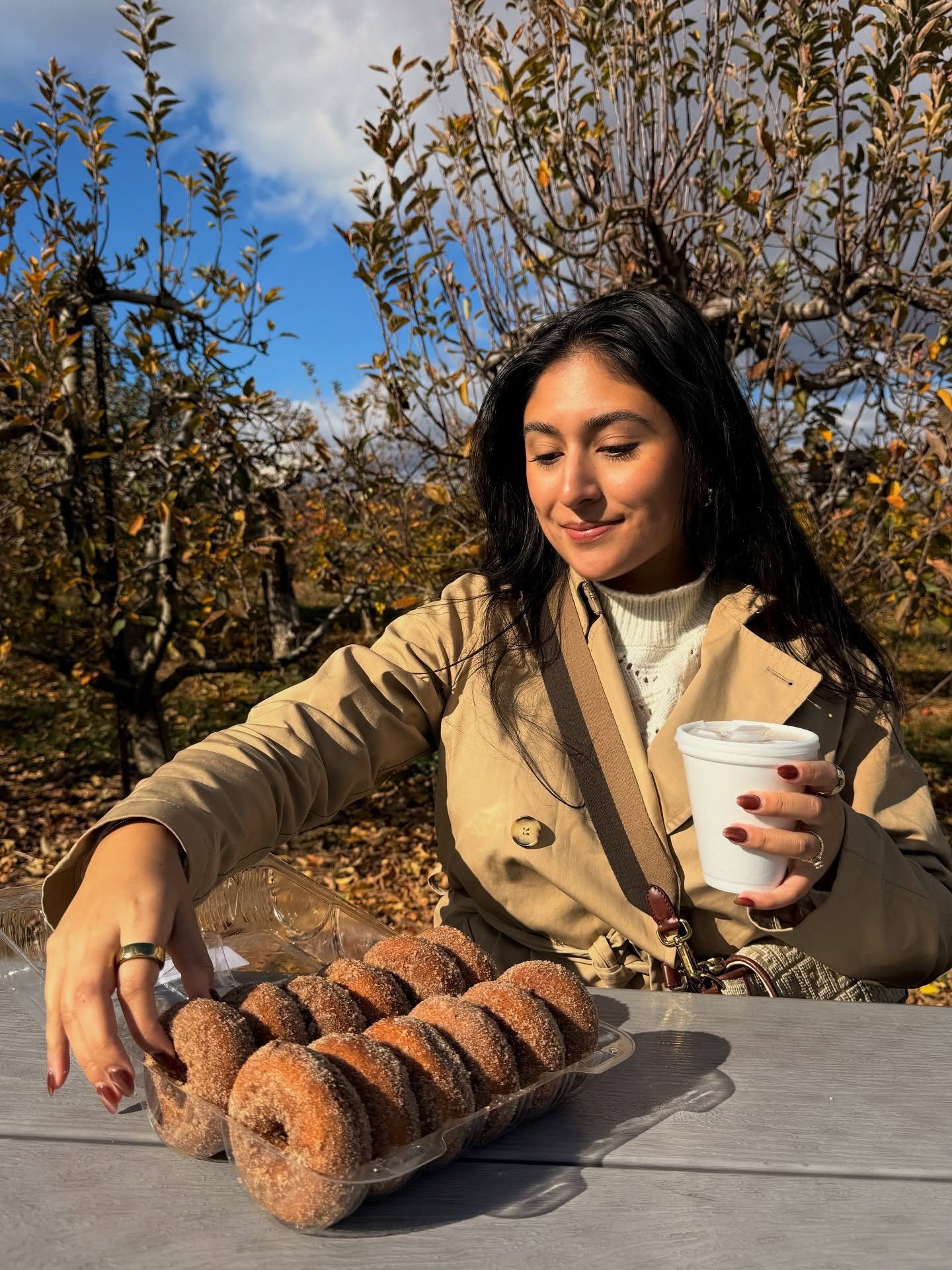 🍁🍎🌞 Fall vibes, apple cravings, and puppy-approved adventures!

Just 1.5 hours from D.C., we escaped to @markermillerorchards for a sunny, crisp fall day. Driving through winding Virginia roads, surrounded by colorful leaves, was pure magic. We grabbed some fresh apples to go, indulged in the yummiest cider donuts and homemade cider, and soaked up the fresh air with @snuffy_elchiwowa . Perfect fall vibes, stunning scenery, and sweet treats. Exactly what we needed. 🍂✨

What’s your favorite fall apple recipe? I’m looking for ideas🥧