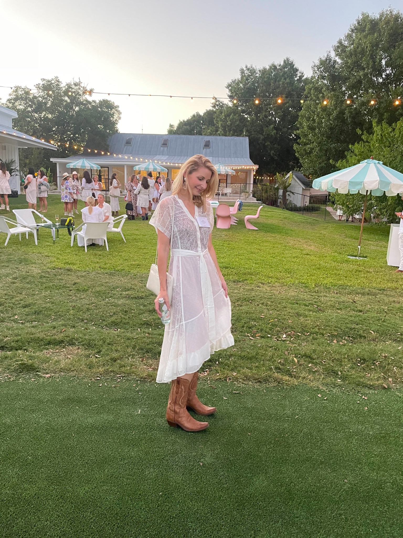 Wearing this western outfit in Round Top this week! Anthropologie dress and cowboy boots!

#LTKunder50 #LTKstyletip #LTKunder100