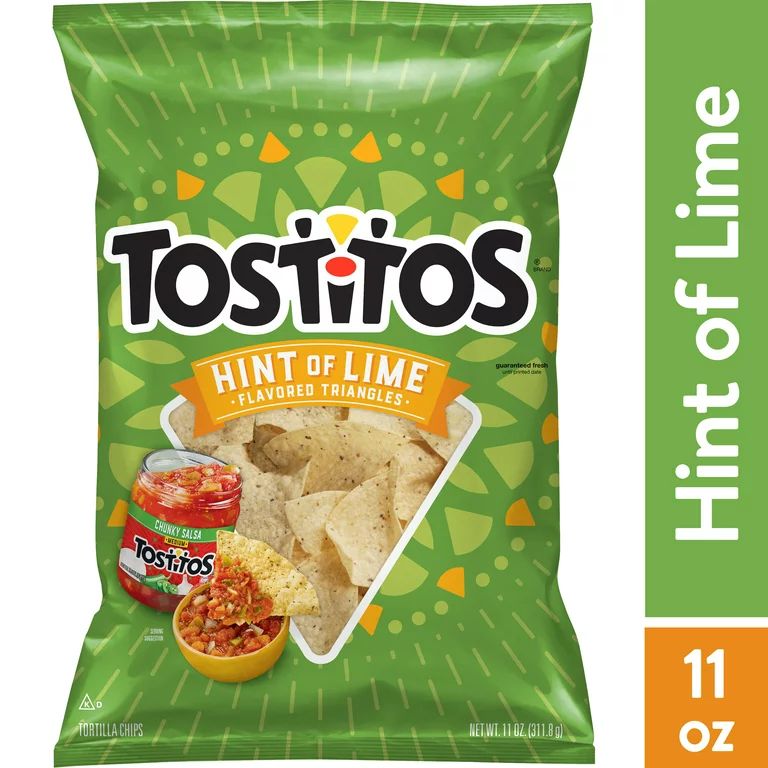 Tostitos Flavored Tortilla Chips Hint of Lime, 11 Oz | Walmart (US)