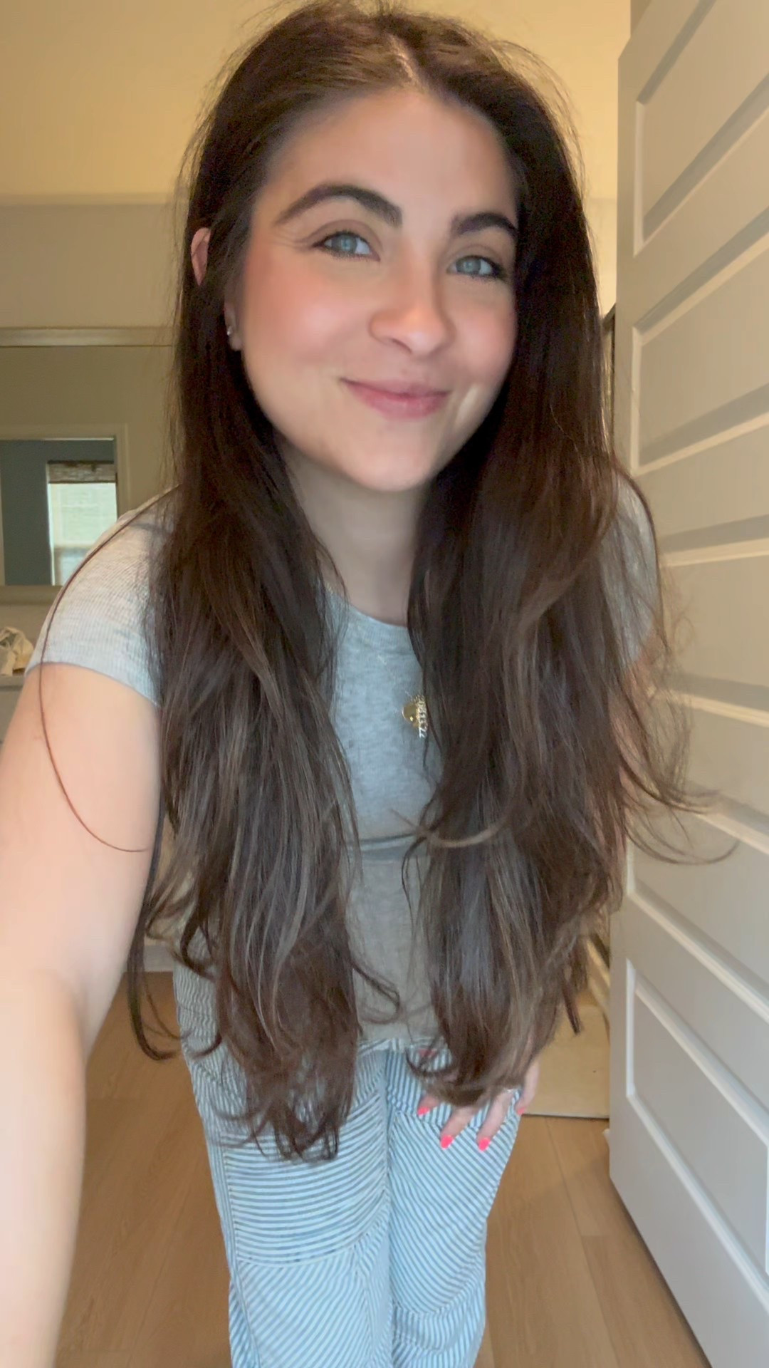 Bump OOTD — drawstring pants and essential tee 🤍

#LTKBump #LTKU