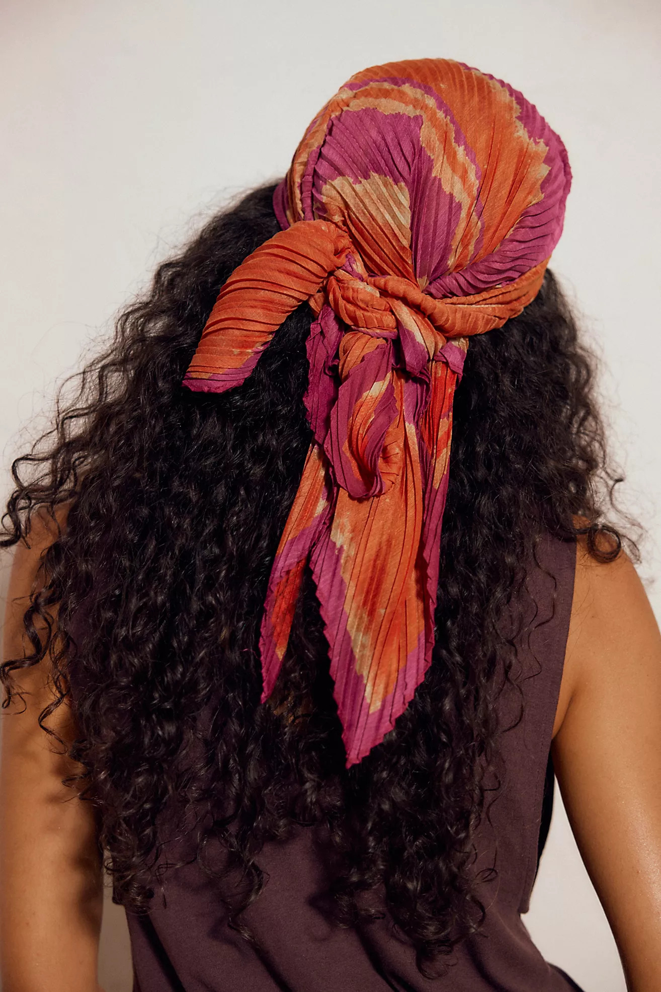 Pleated Printed Skinny Bandana | Free People (Global - UK&FR Excluded)