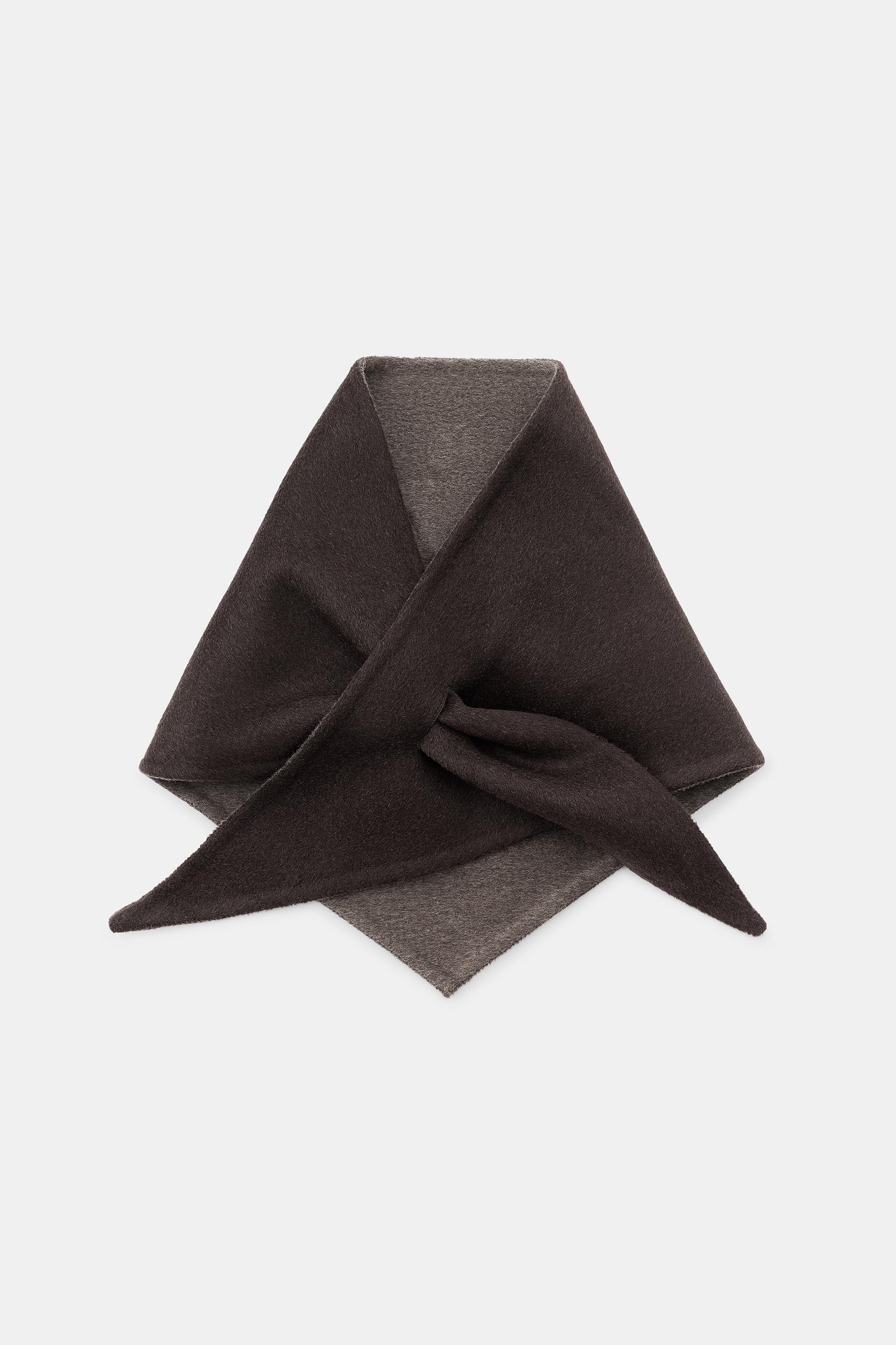 WOOL TRIANGULAR BANDANA | Zara US