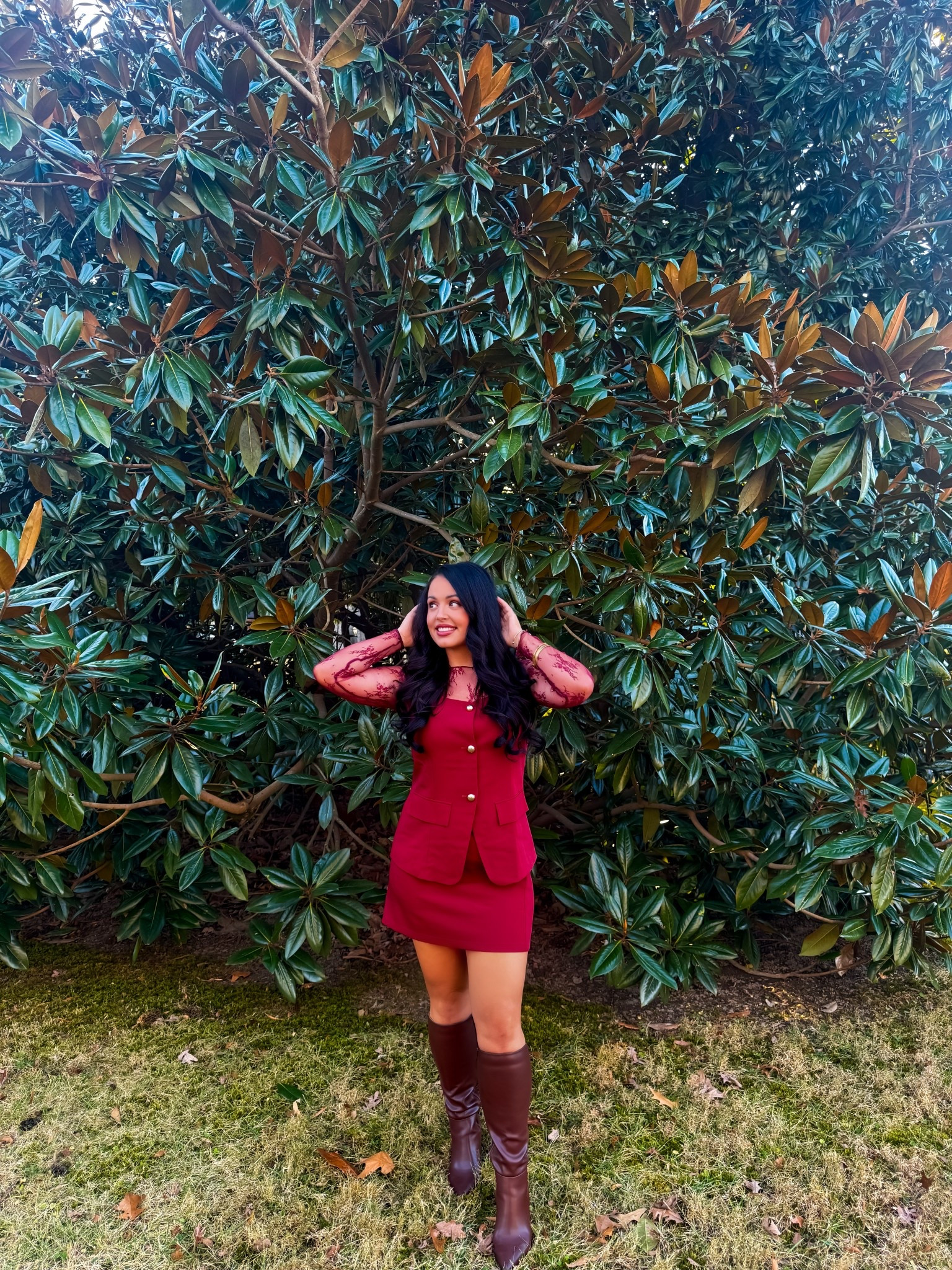 Amazon two piece blazer set (medium. 5+ colors), Amazon lace top under $10 (medium), under $50 Amazon dark brown leather boot (tts) 

#LTKSaleAlert #LTKFindsUnder50 #LTKWorkwear