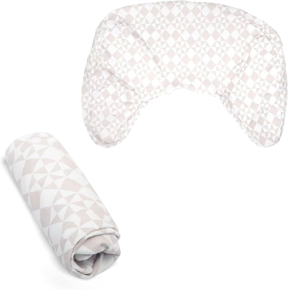 Boppy Nursing Pillow Cover, Beige Checkered Quilt, Single Cover, Easy-On Slipcover with Gentle 10... | Amazon (US)