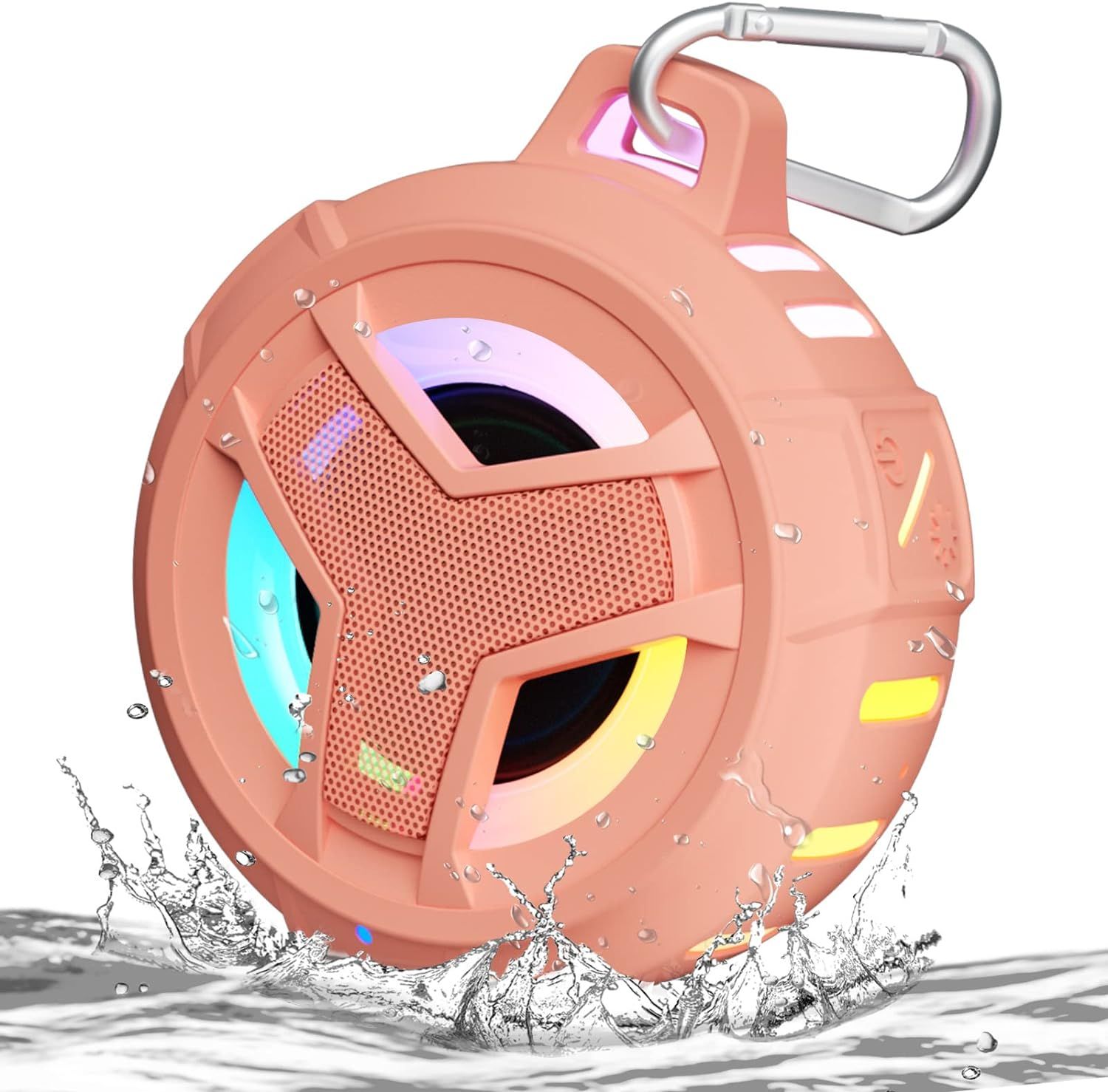 EBODA Bluetooth Shower Speaker, Waterproof Portable Wireless Speakers with Light, IP67 Floating, ... | Amazon (US)