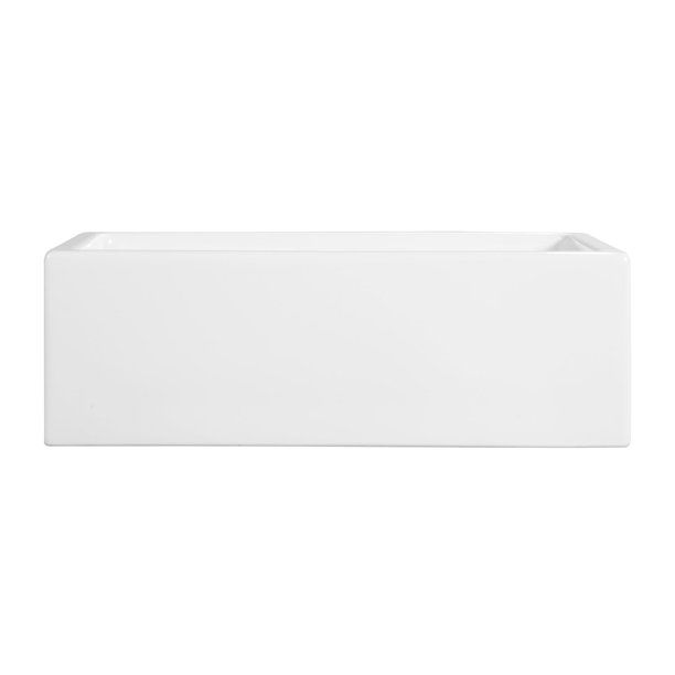 Signature Hardware 926899-30 Risinger 30" Single Basin Fireclay Farmhouse Sink - White | Walmart (US)
