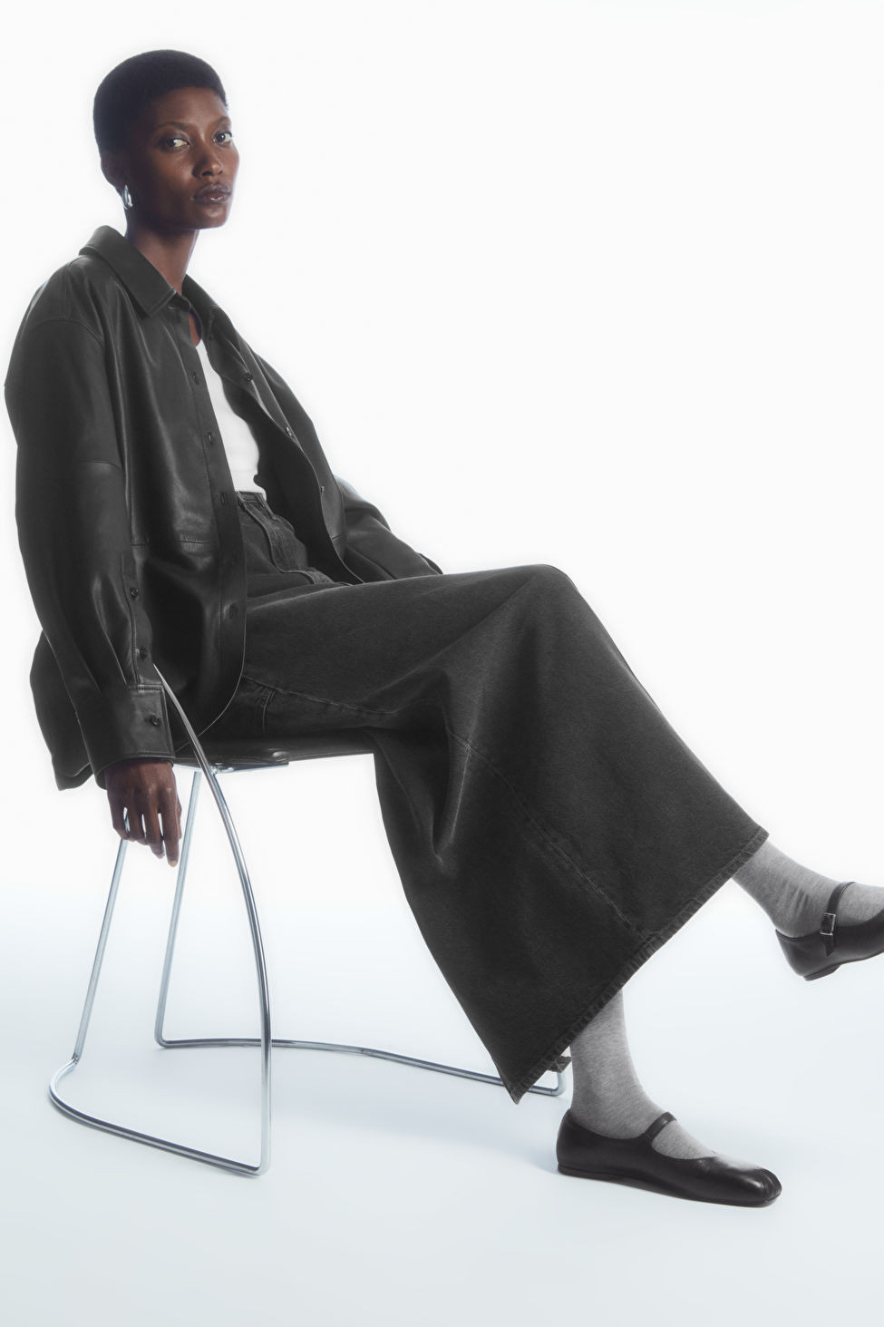 2-PACK MERCERISED COTTON SOCKS - NAVY / GREY MÉLANGE - COS | COS UK