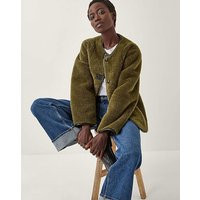 Monsoon Lara Faux Fur Teddy Jacket | Simply Be (UK)