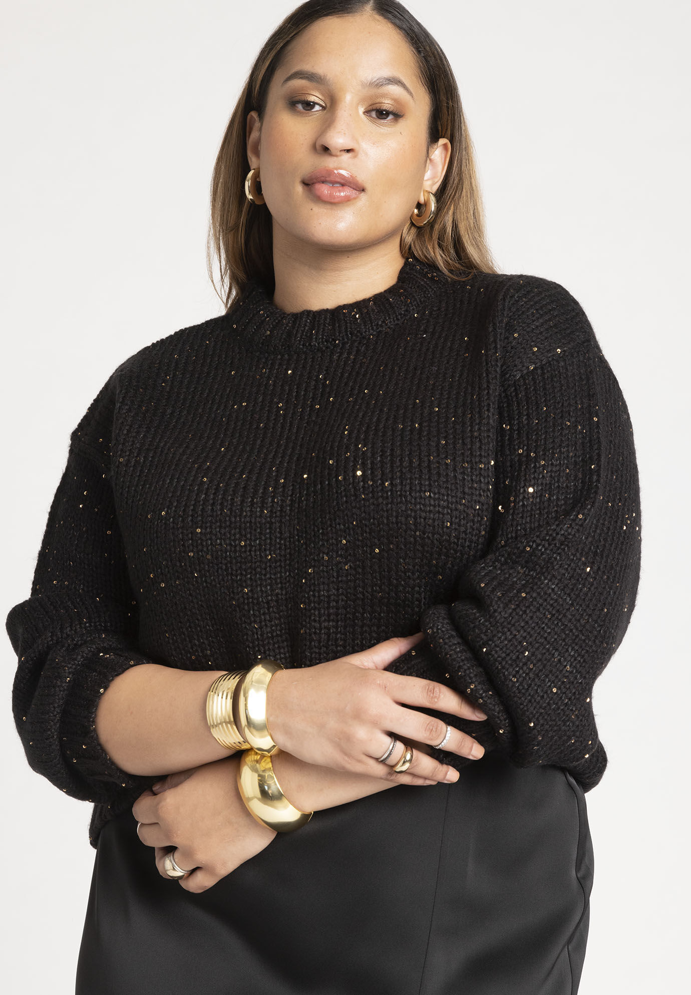 Sequin Sweater | Eloquii