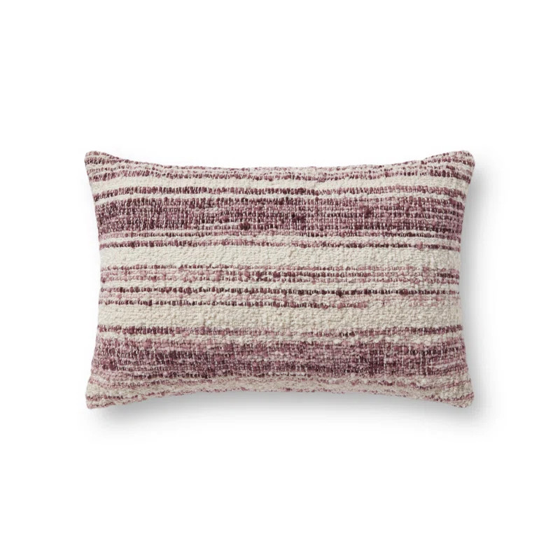 PCJ0002 BURGUNDY / IVORY 13" X 21" Pillow | Wayfair Professional