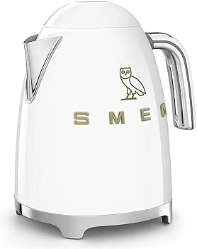 Smeg x OVO 1.7L Electric Kettle, OVO Collection SMEG Kettle, 50's Retro Style 7-Cup Electric Tea ... | Amazon (US)