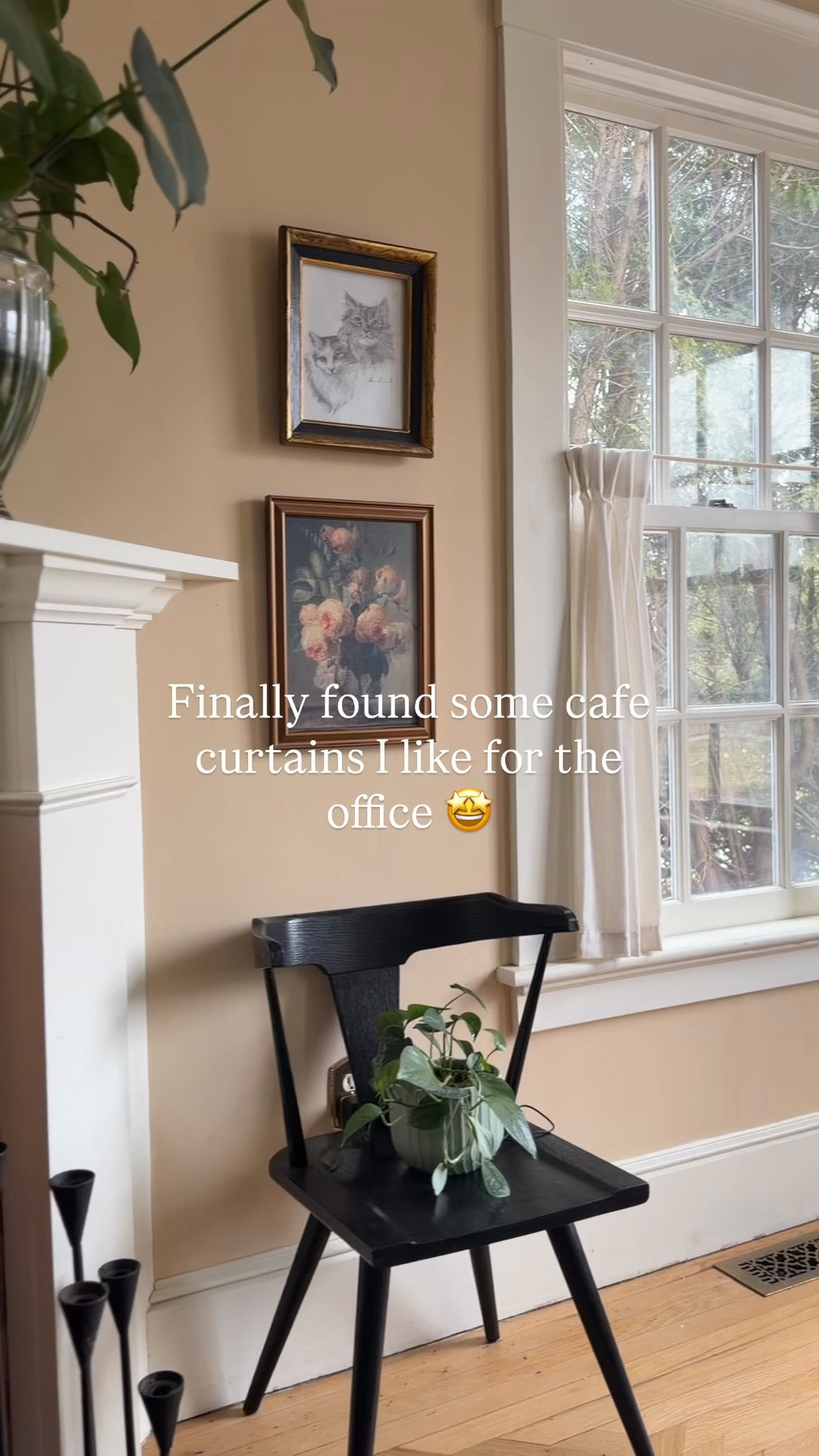 light filtering Cafe curtains , that add light privacy and coziness to my home officee

#LTKHome