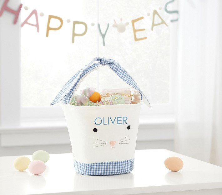 Tie-Ear Bunny Easter Treat Buckets | Pottery Barn Kids