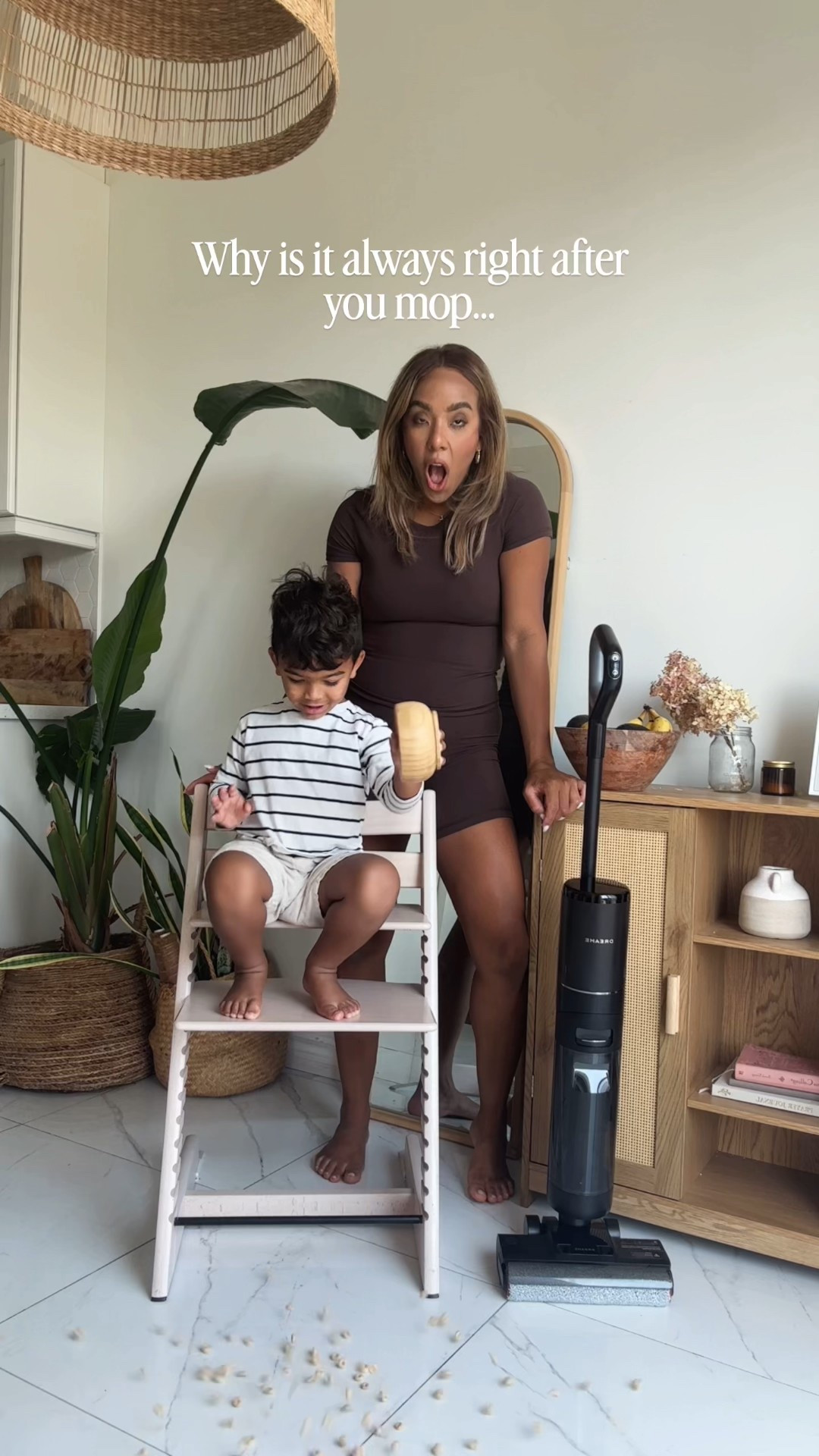 Every time I finally mop… my kids find a way to test me. 😂
The Dreame G10 Pro is officially my secret weapon — broom, mop + vacuum all in ONE (and it even cleans itself 🙌).
✨ Wet + dry messes? Gone.
✨ Edges + corners? Covered.
✨ Fresh water only, no residue.

One tool. Whole house. 🏡
👉 Tap the link in bio + use my code for up to 50% OFF.
Who else’s kids love to make a mess the second you clean? 👇#vacuumcannot #vacuummopcan

#dreameg10pro #dreametech #wetdryvacuum #vacuummop #momlife #cleaninghacks

#LTKHome #LTKFamily