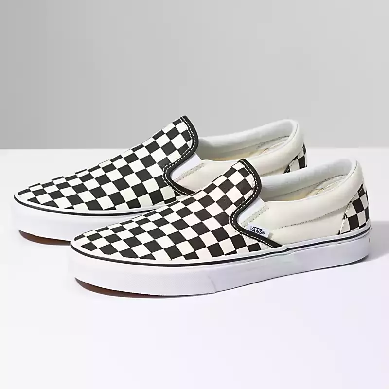 Wide checkered clearance vans