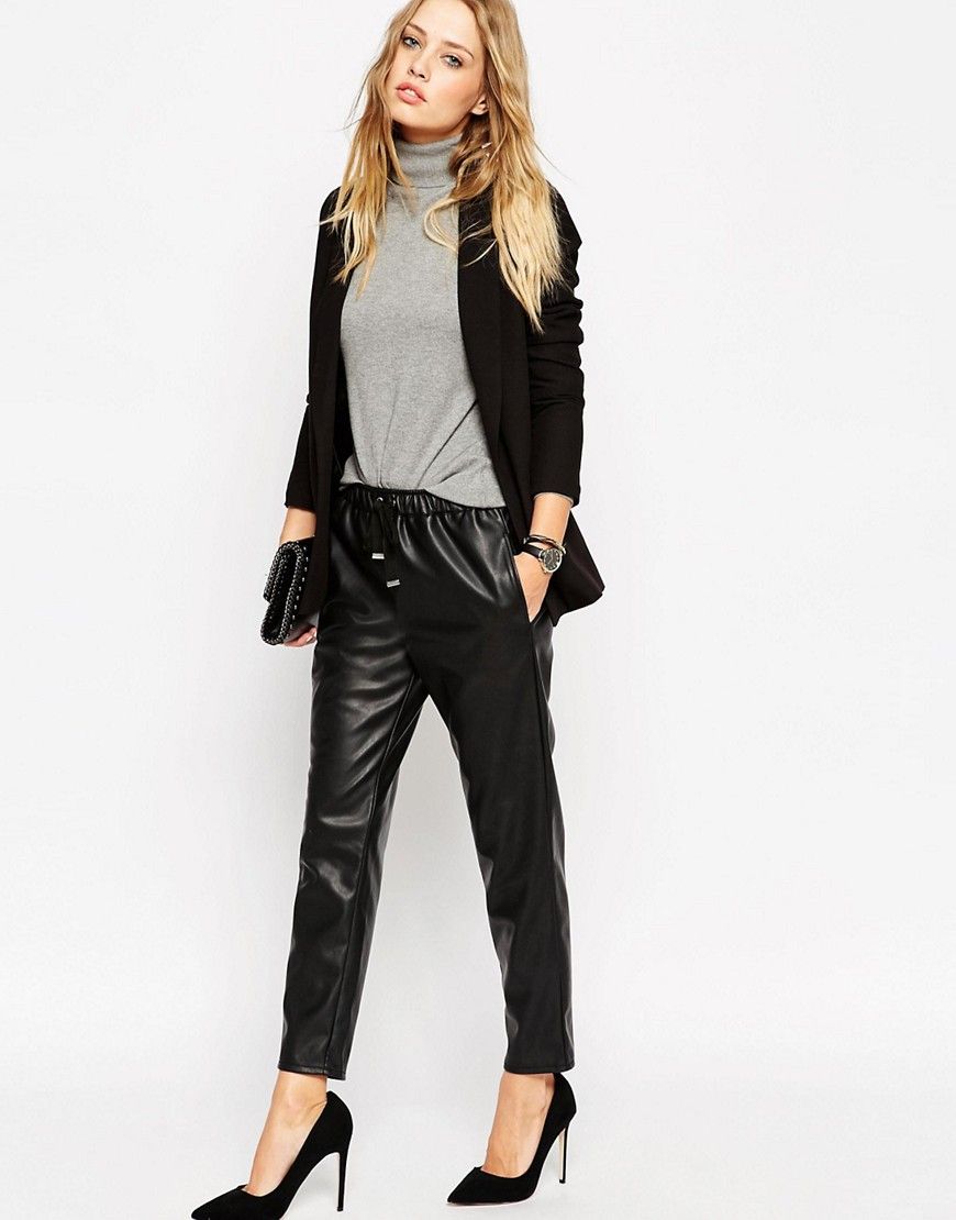 ASOS Leather Look Joggers | ASOS US