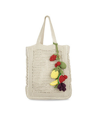 Women's Lanie Crochet Small Tote Bag | Macy's
