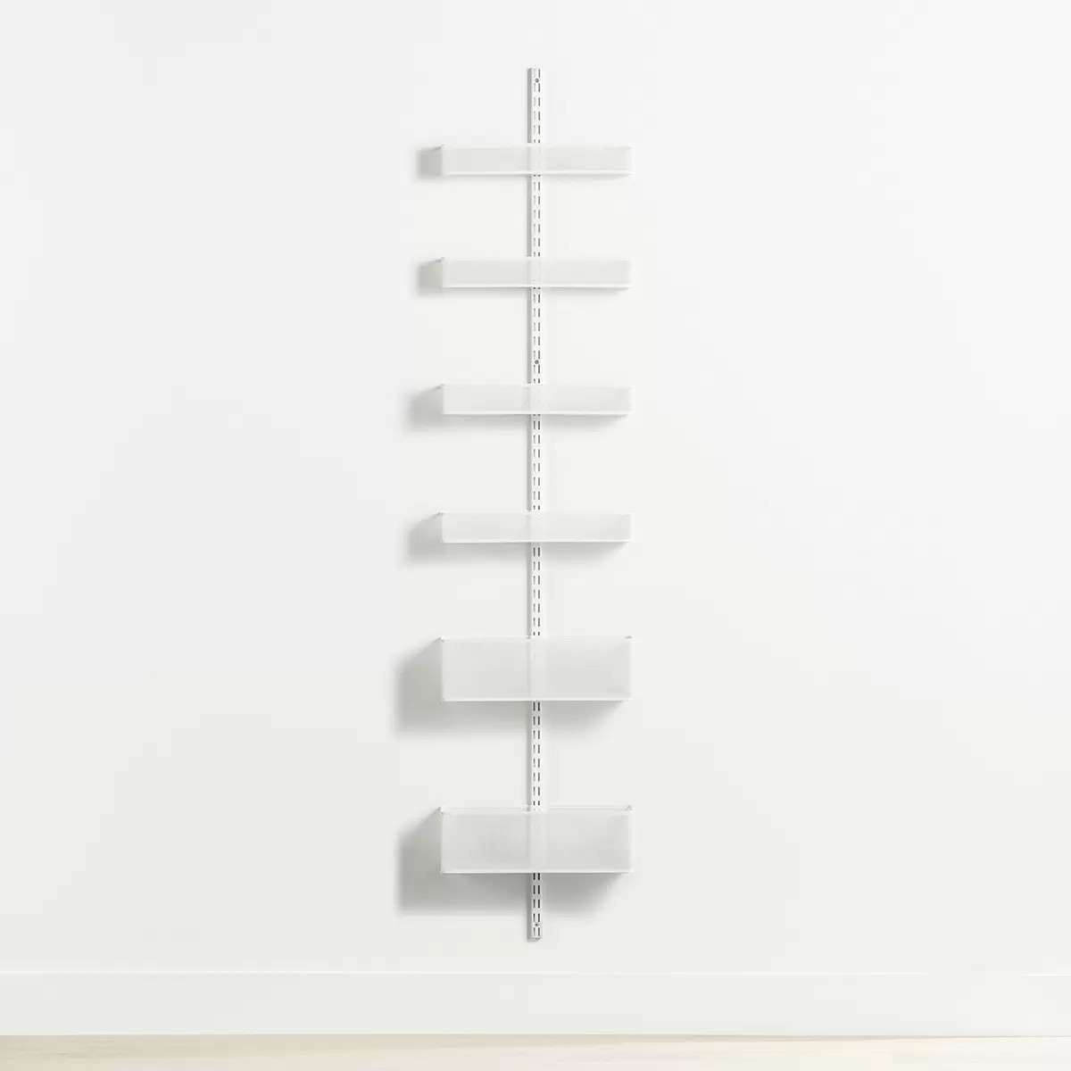 Elfa Wall-Mounted Rack Solution | The Container Store