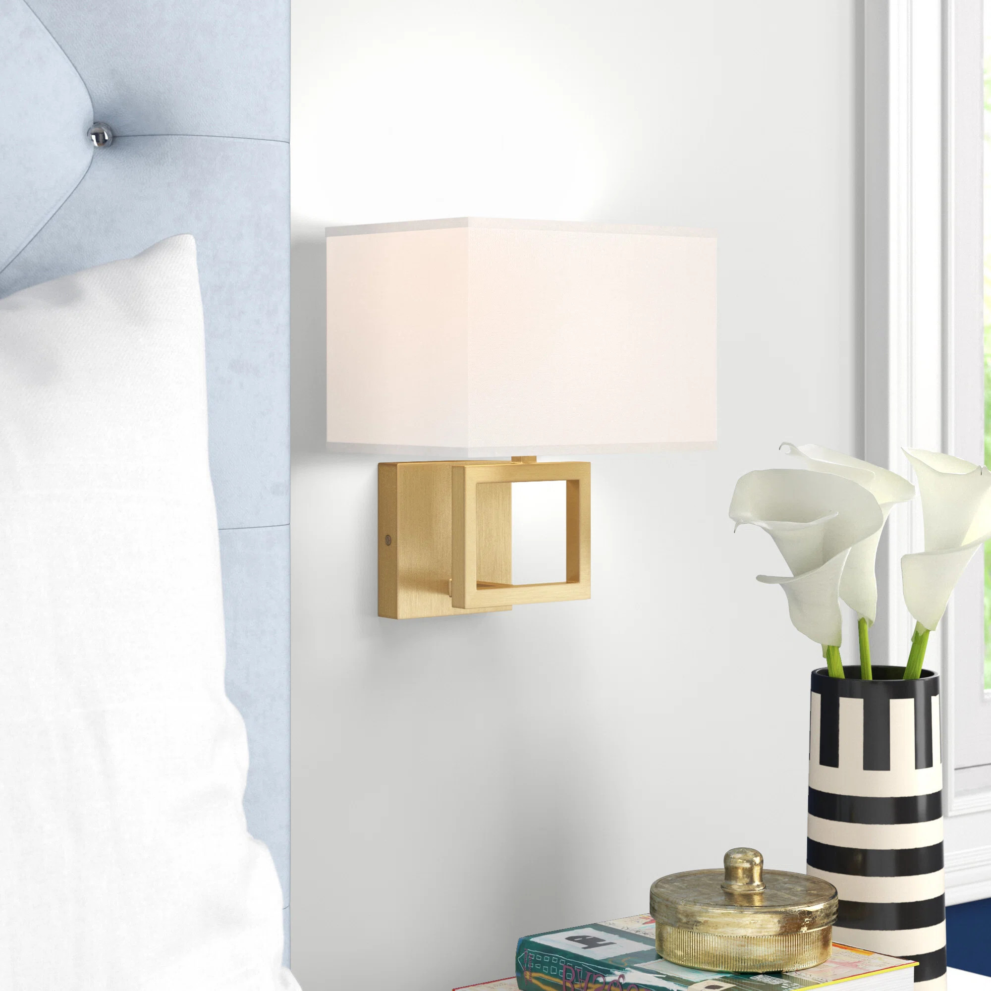 Etta Avenue™ Caitlyn 1-Light Dimmable Candle Wall Light & Reviews | Wayfair | Wayfair North America