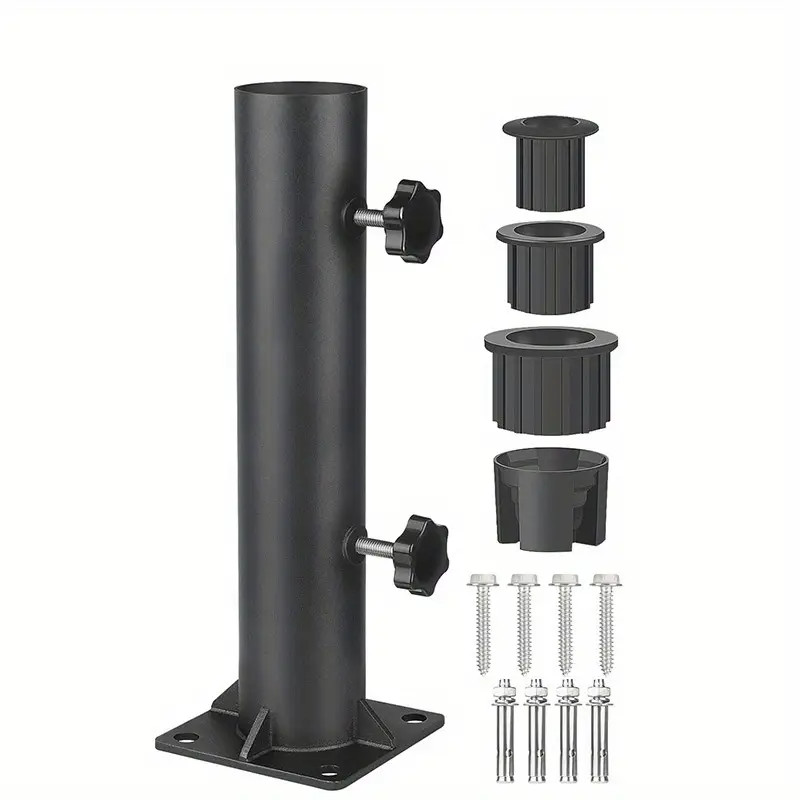 1-pack Upgraded Heavy Duty Metal Umbrella Stand Base With Pvc Pipe Sleeves, Anti-rust Square Para... | Temu Affiliate Program