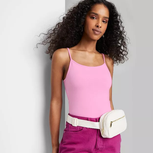 Women's Slim Fit Cropped Cami Tank Top - Wild Fable™ | Target
