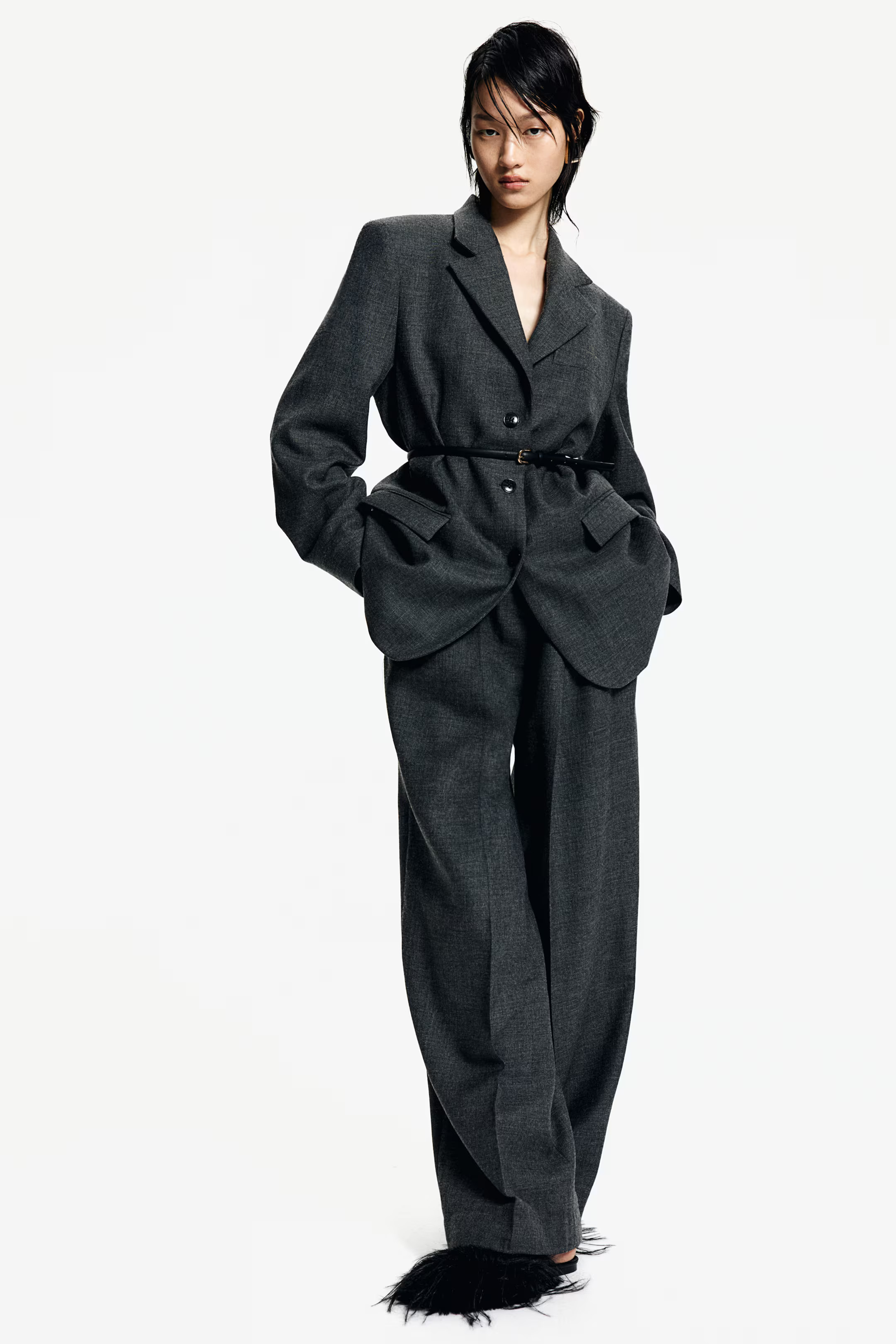 Wide tailored trousers | H&M (UK, MY, IN, SG, PH, TW, HK)