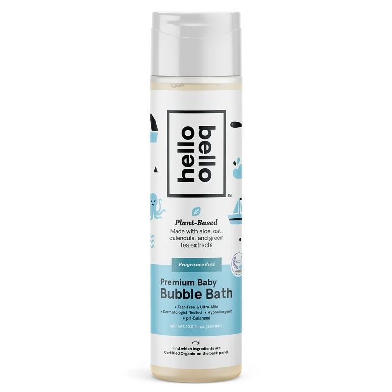 Hello Bello Bubble Bath, 10 oz, Fragrance Free | Walmart (US)