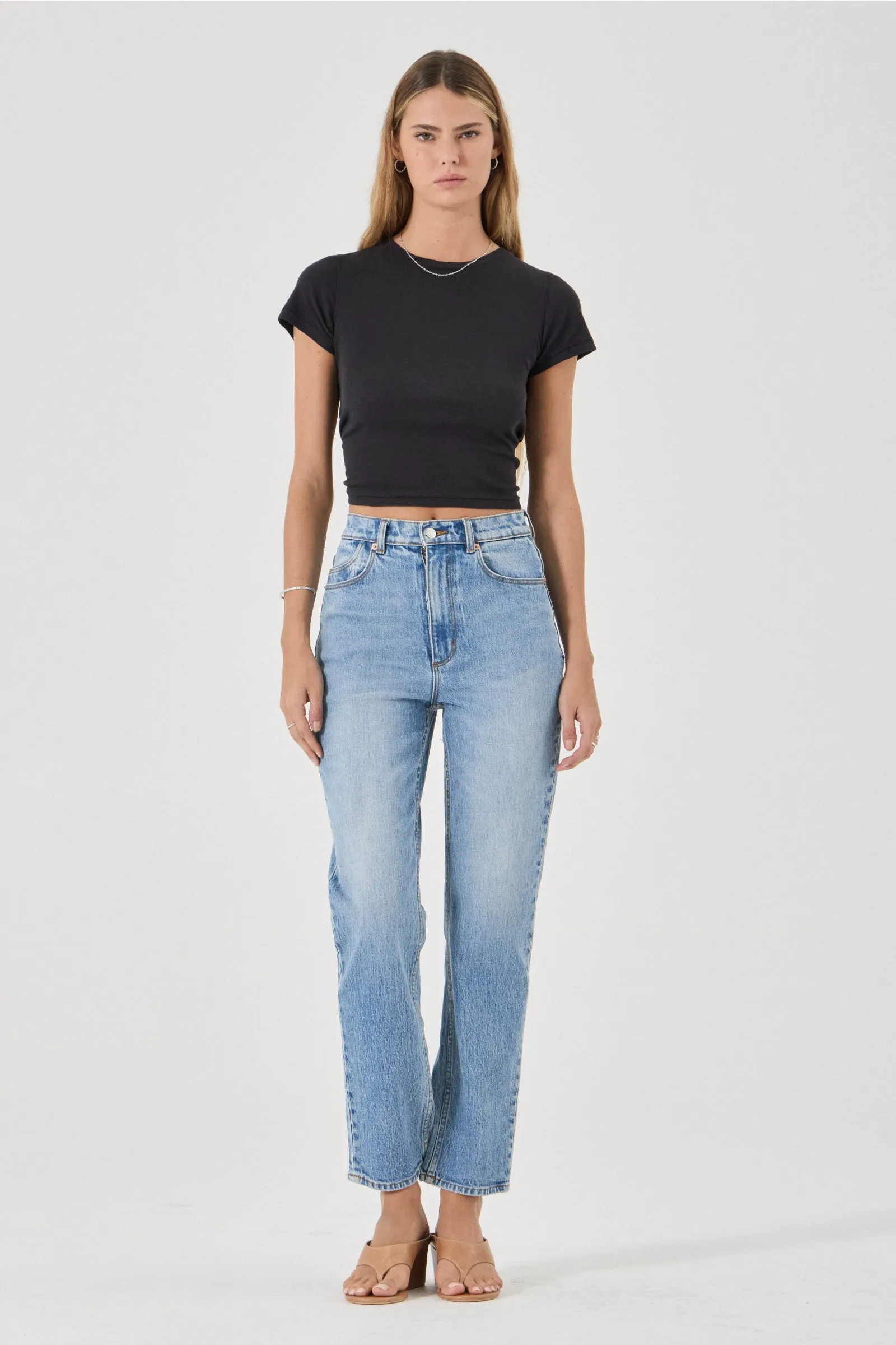 Loulou Straight Jean - Lennon Blue | Rolla's Jeans US/CAN