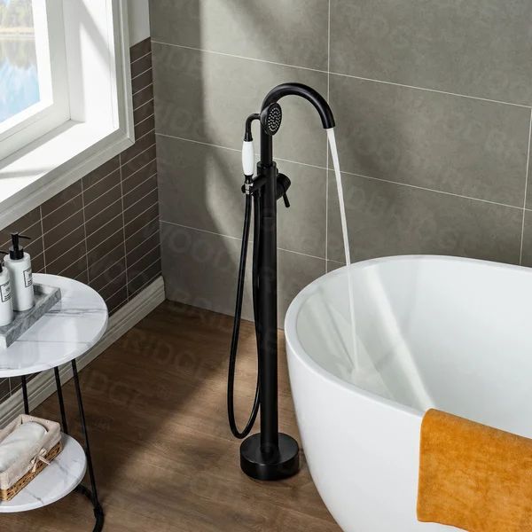 Single Handle Floor Mounted Tub Faucet | Wayfair North America