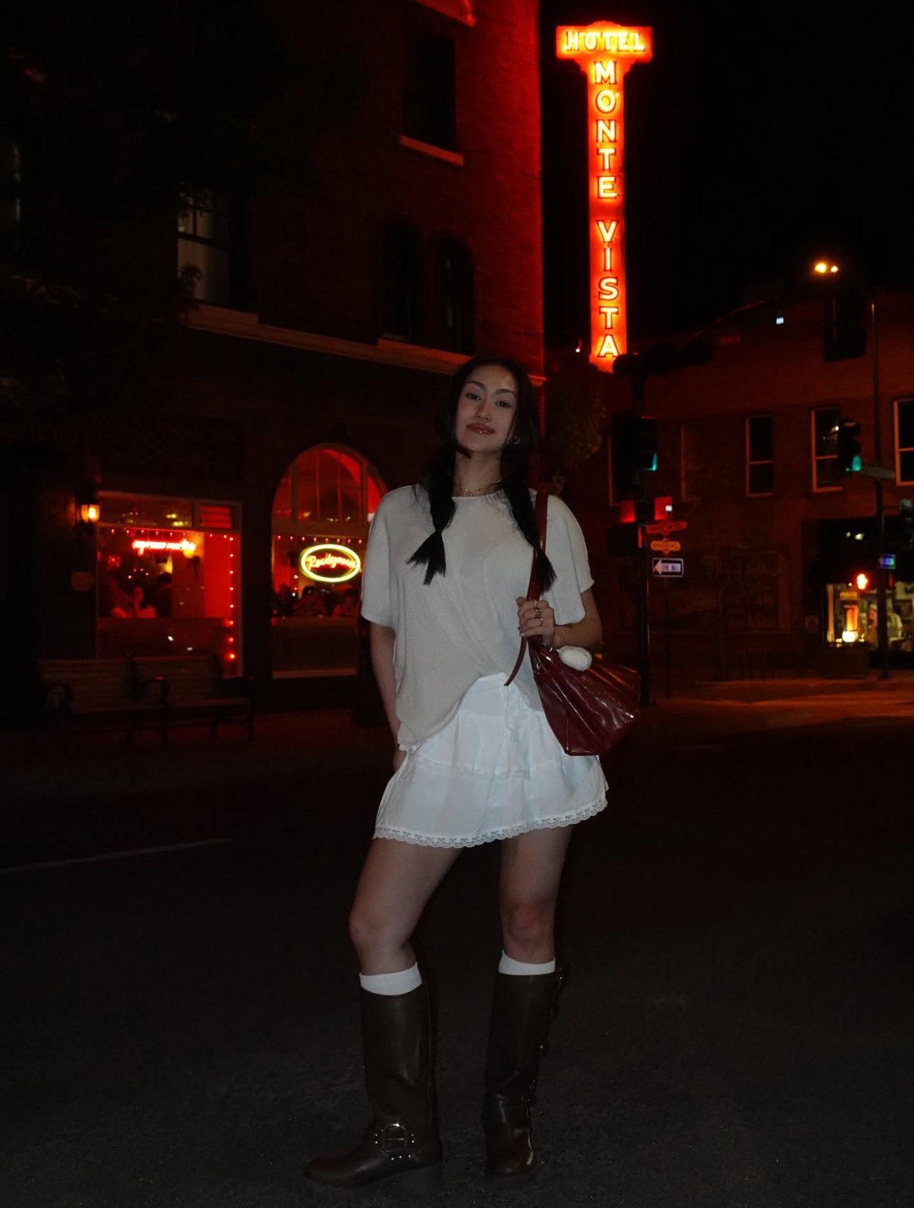 Night out in AZ 🌆

[item not linked]
Bag: SAMO ONDOH zipper shopper bag M goat red 

 #LTKSeasonal #LTKTravel