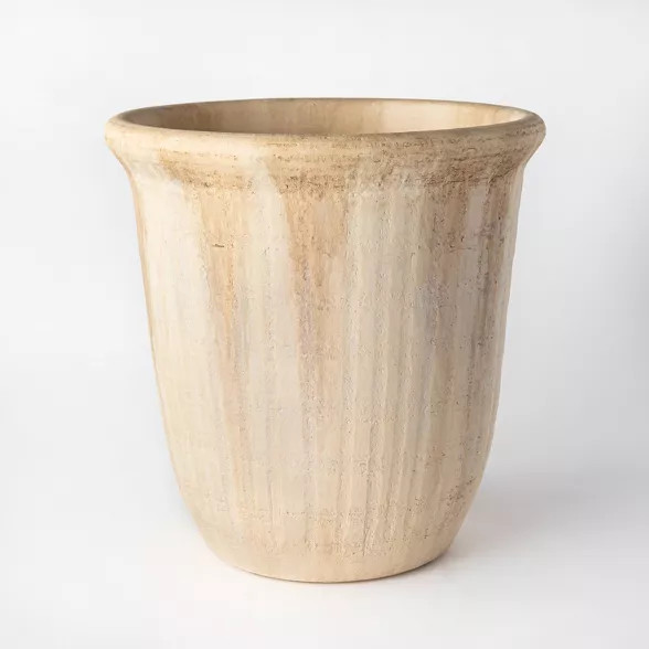 14.75" Terra Cotta Porch Planter Cream - Threshold™ designed with Studio McGee | Target
