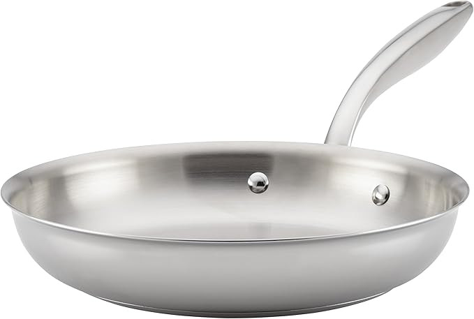 Breville Thermal Pro Stainless Steel Frying Pan / Fry Pan / Stainless Steel Skillet - 10 Inch, Si... | Amazon (US)