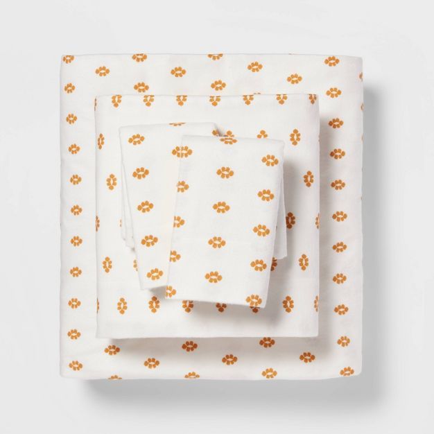 Fall Flannel Solid Sheet Set - Threshold™ | Target