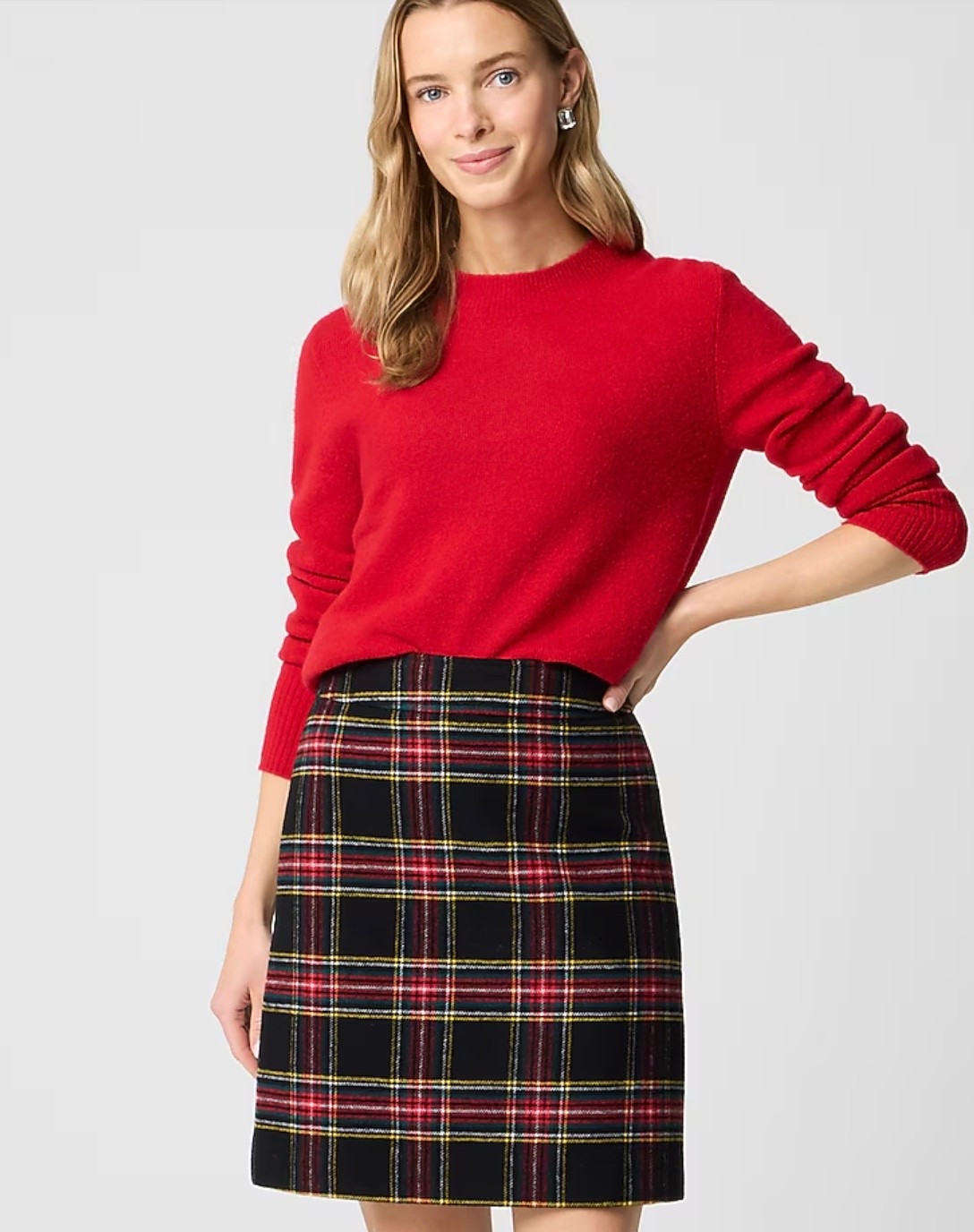 The plaid skirt I bought for Christmas Eve festivities is now on sale for $30! Linked the boots I’m wearing as well. 

#LTKHoliday #LTKSaleAlert