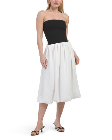 Two Fer Strapless Mini Dress | TJ Maxx