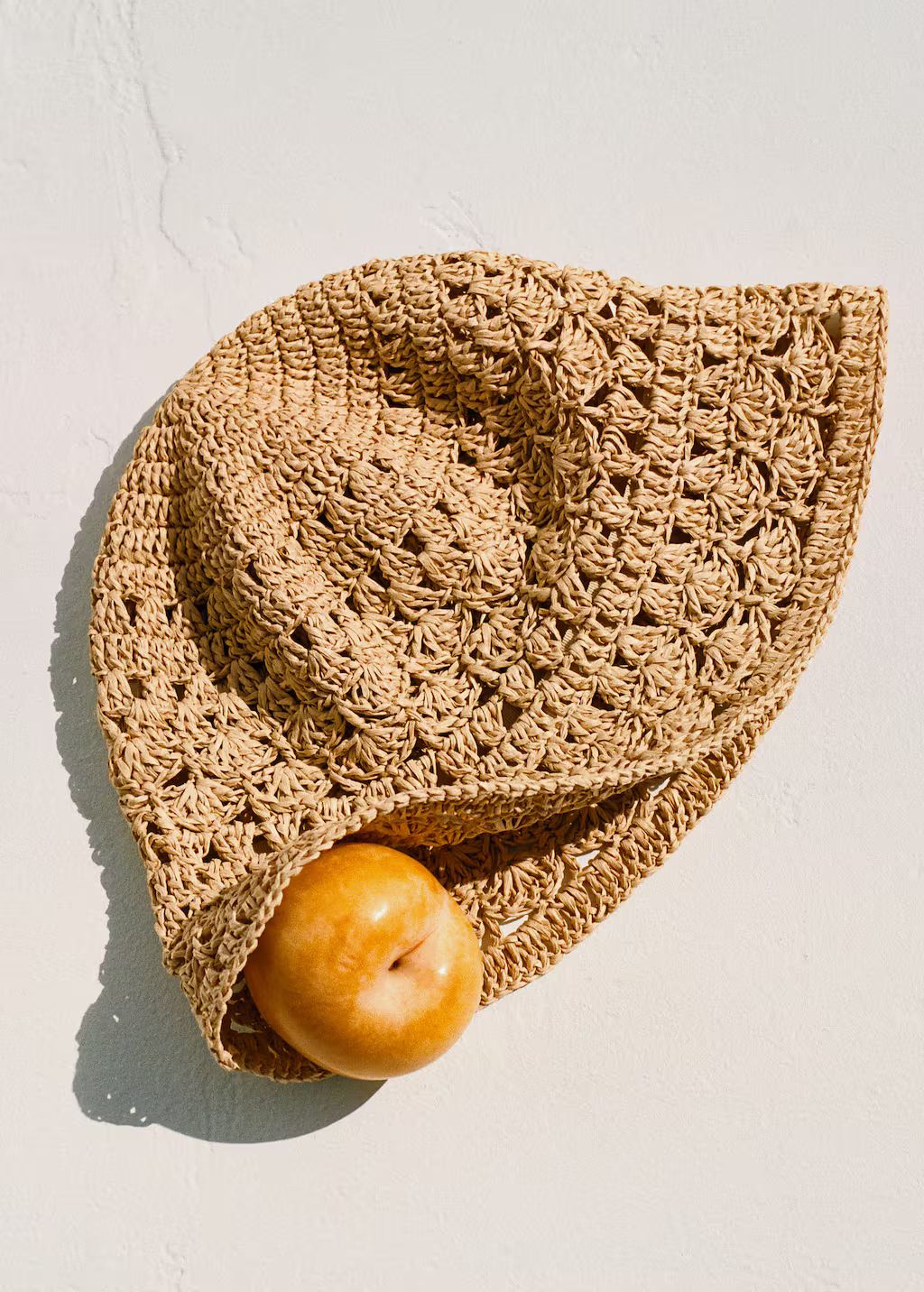 Natural fiber hat -  Women | Mango USA | MANGO (US)