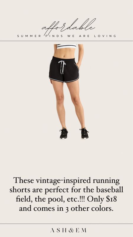 Vintage inspired running shorts 

#LTKFitness #LTKActive #LTKFindsUnder50